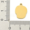 Halloween Theme Ion Plating(IP) 304 Stainless Steel Enamel Pendants STAS-M011-04G-3
