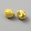 UV Plating Opaque Acrylic Beads OACR-A039-01B-2