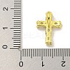 Rack Plating Brass Micro Pave Cubic Zirconia Pendants KK-C074-25G-01-3