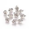 Antique Silver Alloy Cake Pendants X-TIBEP-A113361-AS-LF-1