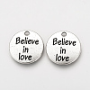 Tibetan Style Alloy Pendants TIBEP-Q078-17AS-RS-1
