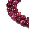 Grade B Natural Tiger Eye Beads Strands G-F591-18-8mm-05-01-5