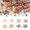 400Pcs 8 Style Electroplate Glass Beads Strands EGLA-BY0001-02-2
