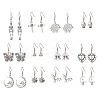 Hallowmas Tibetan Alloy Dangle Earrings EJEW-JE06523-2