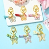 Acrylic & Alloy Enamel Keychain KEYC-FS00026-06-5