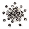 Alloy Enamel Links Connectors ENAM-TA0002-18-4