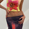 Summer Alloy Starfish Link Chain Waist Belly Chains for Women FS-WGD9F40-01-2