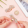 2Pcs Bowknot Alloy Rhinestone Shoe Decorations FIND-CP0002-28A-3