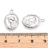 304 Stainless Steel Pendants STAS-T065-75P-3