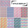 Fingerinspire Mermaid Fish Scale Pattern PU Leather Fabric AJEW-FG0001-04-4