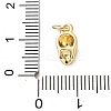 Brass Micro Pave Cubic Zirconia Charms LS-KK-I383-08G-02-3