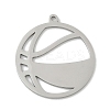 304 Stainless Steel Pendants STAS-F326-05P-1