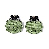 Handmade Polymer Clay & Rhinestone Big Pendants FIND-Q123-01E-1