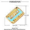 304 Stainless Steel Enamel Charms STAS-OY008-15G-2