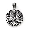 304 Stainless Steel Pendants STAS-R225-06AS-1