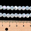 Imitation Jade Glass Beads Stands EGLA-A035-J6mm-B06-5