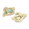 Alloy Enamel & Rhinestone Pendants FIND-C074-20KCG-3