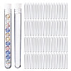 150Pcs Plastic Sewing Needle Organizers Tubes with Cap CON-CA0001-037B-8