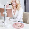 Round Wood Covered with Velvet Jewelry Display Trays for Earrings Rings Necklaces Bracelets ODIS-WH0043-178A-01-5