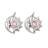 304 Stainless Steel Rhinestone Pendants STAS-Z166-24P-10-1