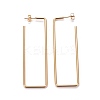 201 Stainless Steel Stud Earrings LS-EJEW-F205-06G-B-1