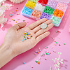 180G 12 Colors Baking Paint Glass Seed Beads SEED-TA0001-55-6