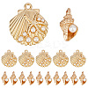 40Pcs 2 Style Alloy Pendants FIND-SC0013-57-1