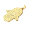 304 Stainless Steel Pendants LS-STAS-Z069-02G-2