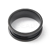 201 Stainless Steel Grooved Finger Ring RJEW-WH0004-32E-EB-2