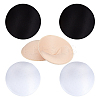 3 Pairs 3 Colors Polyester Round Bra Pads Inserts DIY-BC0016-72-1