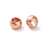 Rack Plating Brass Spacer Beads KKB-I709-03A-RG-1