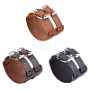3Pcs 3 Colors Imitation Leather Cord Bracelet BJEW-FH0001-02-1