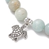5Pcs Natural Gemstone Beaded Stretch Bracelets for Women BJEW-JB11399-4