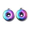 Alloy Hang Snap Base Pendant FIND-WH0110-280RC-2