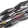 Electroplated Glass Beads Strands X-EGLA-S174-06A-1