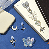 5Pcs PVC Mobile Dustproof Plugs & Iron Cell Phone Holder Stand HJEW-SW00399-6