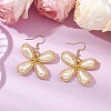 304 Stainless Steel Dangle Earrings EJEW-MZ00377-1