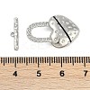 Brass Enamel Toggle Clasps KK-K391-13P-4
