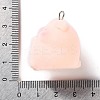 Flocking Resin Cute Pendants RESI-A040-02E-3