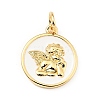 Brass Enamel Pendants KK-G416-38G-04-1