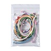 8Pcs 8 Colors Korean Waxed Polyester Cord Braided Bead Bracelets BJEW-FS00024-6