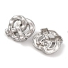 Non-Tarnish 304 Stainless Steel Stud Earrings EJEW-H013-35P-2