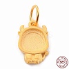 925 Sterling Silver Pendant Cabochon Settings LS-STER-I020-01B-G-4