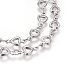 Non-Tarnish 3.28 Feet 304 Stainless Steel Link Chains X-STAS-P219-08-2