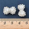 Brass Micro Pave Cubic Zirconia Beads KK-S336-05S-02A-3