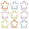 20Pcs Transparent Acrylic Pendants MACR-YW0004-18A-2