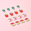16Pcs 4 Styles Stationery Theme Resin Pendants RESI-FS0001-89-9