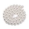 Baking Paint Pearlized Glass Pearl Round Bead Strands PEAR-H019-02C-04-3