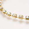 Brass Rhinestone Strass Chains CHC-S16-12C-2