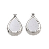 304 Stainless Steel Pendant Cabochon Settings STAS-L303-31P-1